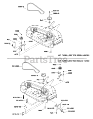 Snapper 1696781-02 - Snapper Turbo Spacer Kit for 38" Mower