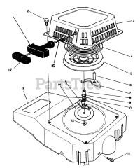 Toro 26620 C - Toro Walk-Behind Mower (SN: 009000001 - 009999999) (1989) Recoil Assembly (engine No. Vmj8)