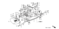 Honda CD3813 A (RAG) - Honda 38" Mower Deck, Made in Japan (SN: RAG-0000001 - RAG-9999999) CUTTER HOUSING (CD3813)