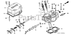 Honda EX5500 K1 A/B (EA1) - Honda Generator, Made in Japan (SN: EA1-1072384 - EA1-1099999) CYLINDER HEAD