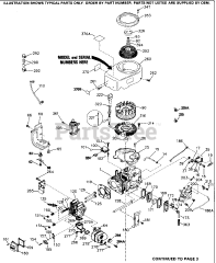 Tecumseh OVXL125-203002 - Tecumseh Engine Engine Parts List #1