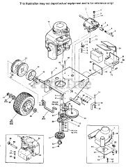 Scag SW-13KH - Scag Walk-Behind Mower, 13hp Kohler (SN: 1001 - 1400) ENGINE DECK
