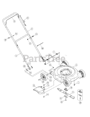 Columbia 11A-020B597 - Columbia 20" Walk-Behind Mower (2009)