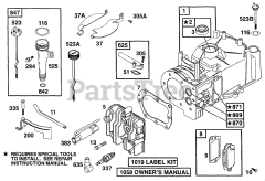 Briggs & Stratton 96902-3104-01 - Briggs & Stratton Vertical Engine Cylinder,Cylinder Head