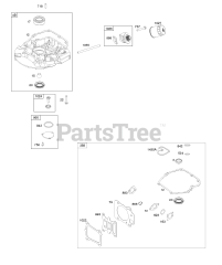 Briggs & Stratton 14B932-0013-H1 - Briggs & Stratton Vertical Engine Gasket Set-Engine, Sump
