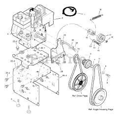 Murray 627809x5D - Murray 27" Snow Thrower (2005) Engine