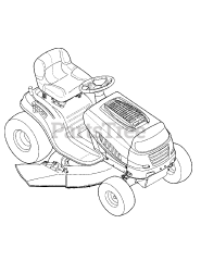 White Outdoor LT-4600 H (13AX79TH090) - White Outdoor 46" Lawn Tractor (2008)