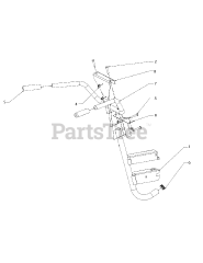 Troy-Bilt 19A40027OEM - Troy-Bilt EZ-Stow Handle
