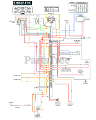 Scag SCZII72V-38FX-EFI - Scag Cheetah II 72" Zero-Turn Mower, 38hp Kawasaki (SN: S8500000 - S8599999) (Rev 01) SCZII ELECTRICAL SCHEMATIC