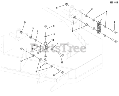 Ferris Evolution (5900858) - Ferris Evolution Series 52" Stand-On Mower, 26hp Kawasaki 52" Mower Deck - Hanger Chains
