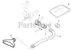 Simplicity 3C (1692224) - Simplicity Chipper Shredder VK 2/3 Vacuum Kit for 2C, 3C, 2/10, 3/10 &amp; 5/10 Models