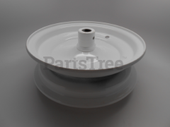 RedMax 532124366 Rim Assembly, 2.75 X 8.00 White Tiller Rim Only