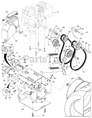 Poulan P 10530 ES A - Poulan Snow Thrower (2002)