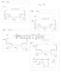 Briggs & Stratton 540477-0110-E1 - Briggs & Stratton Horizontal Engine Exhaust Mufflers