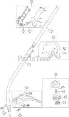 Hyper Tough H 2500 (41ADZ01C735) - Hyper Tough String Trimmer General Assembly