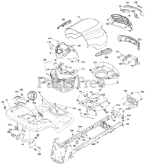 Ariens 936096 (960460074-00) - Ariens 54" Lawn Tractor, Automatic
