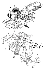White Outdoor RB-500 (21A-340-190) - White Outdoor Roto Boss Tiller (1999)