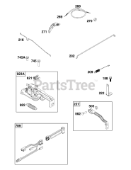 Briggs & Stratton 104M0B-0077-H5 - Briggs & Stratton Vertical Engine Controls Group