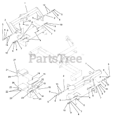 Gravely 895401 (FP-3132) - Gravely Tow-Behind Finishing Mower (SN: 000101 & Above)
