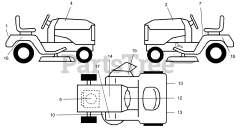 Husqvarna GTVH 200 (954140016-B) - Husqvarna Garden Tractor (1999-03)