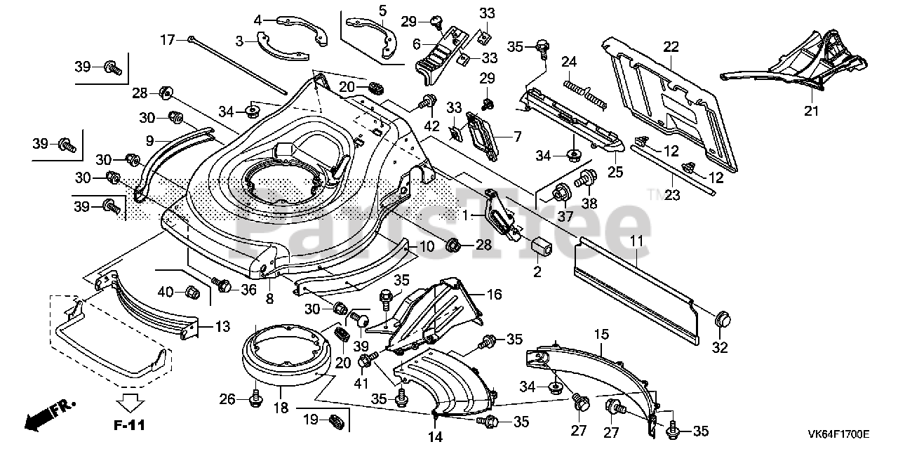 Honda HRC216 K3 HXA (MAKA) Honda WalkBehind Mower, Made in USA (SN