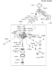 Kawasaki FS481V-AS58 - Kawasaki Engine CARBURETOR