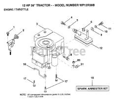 Winston Pro WP 12R38 B - Winston Pro Lawn Tractor (1993)