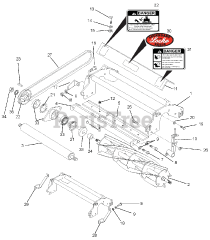 Gravely 895434 (TRM-3083) - Gravely Tow-Behind Reel Mower Attachment (SN: 000101 & Above)