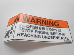 Toro E303517 Belt Drive Decal - image 1