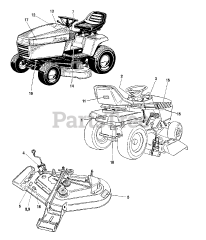 Simplicity 1692417 - Simplicity Broadmoor 44" Lawn Tractor, 15hp