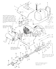 Simplicity 7114 (1690722) - Simplicity 42" Garden Tractor, 14hp