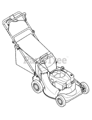 Craftsman 247.381091 (12A-948K299) - Craftsman Walk-Behind Mower (2012)