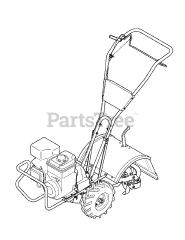 Troy-Bilt 21C-64M1066 - Troy-Bilt Bronco CRT Tiller (2010)