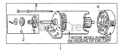 International Harvester 75 (0340008U) - International Harvester Riding Mower (1972 - 1981) Starter Motor