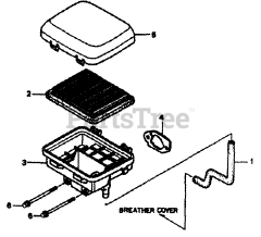 Craftsman 580.762010 (1054-0) - Craftsman 2,000 PSI Pressure Washer Air Cleaner