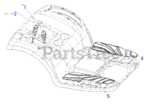 Cub Cadet XT1-LT 42 (13A6A9CS056) - Cub Cadet 42" XT1 Enduro Lawn Tractor (2020) Grip &amp; Footpads
