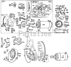 Briggs & Stratton 325437-0138-XX - Briggs & Stratton Horizontal Engine