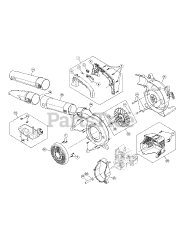 Murray MS 9900 (41AS99MS758) - Murray Blower Engine Assembly