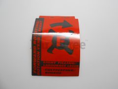 RedMax 532439537 Decal.Foward.Husq.Tiller