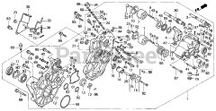 Honda H4518 H HSA/C (MZAT) - Honda Lawn Tractor, Made in Japan (SN: MZAT-3000001 - MZAT-3999999) SUB-TRANSMISSION