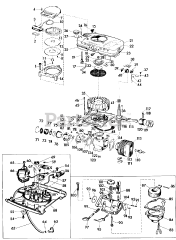 Lawn-Boy 6200 - Lawn-Boy Walk-Behind Mower (SN: 800000001 - 899999999) (1958) Model C-50 Engine Parts List