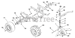 Gravely 992033 (PM 260Z) - Gravely Pro-Master 60" Zero-Turn Mower, 26hp Kohler EFI (SN: 031000 - 034999)