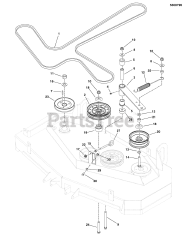 Ferris Comfort Control DD (5900727) - Ferris Comfort Control DD 48" Walk-Behind Mower, 19hp Kawasaki, Side-Discharge
