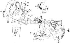 Honda ES3500 K1 A (ES3500) - Honda Generator, Made in Japan (SN: ES3500-1100014 - ES3500-1129443) BRUSH HOLDER + D.C. DIODE