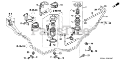 Honda BF200 A4 XA (BAEJ) - Honda Marine Engine, Made in Japan (SN: BAEJ-1200001 - BAEJ-1299999) WATER SEPARATOR + FUEL STRAINER