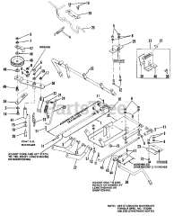 Simplicity 4108 (1690260) - Simplicity 36" Lawn Tractor, 8hp