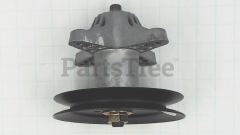 MTD 918-04456A Spindle And Pulley Assembly, 6.3" Dia Pulley - image 2
