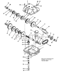 Simplicity 3110 E (1691108) - Simplicity Rear-Engine Riding Mower Tecumseh Model 740 Transmission