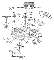 Troy-Bilt 14060 - Troy-Bilt 42" Rear-Discharge Mower Deck (SN: 140600100101 & Above)