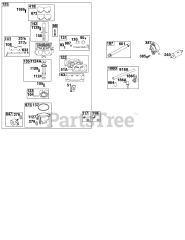Briggs & Stratton 44T977-0013-G1 - Briggs & Stratton Vertical Engine Carburetor, Fuel Supply